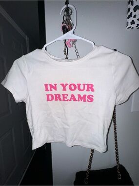 GARAGE “IN YOUR DREAMS” Crop Graphic Tee